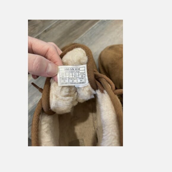 MEN'S UGG NEUMEL SUEDE BOOT CHESTNUT BROWN SIZE 12 3236 - Picture 12 of 16